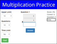 Practice Multiplication